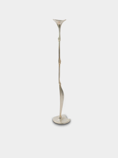 Shaha Raphael - Low Tide Fishbone Hand-Cast Brass Large Candelabra - Metallic - ABASK - 