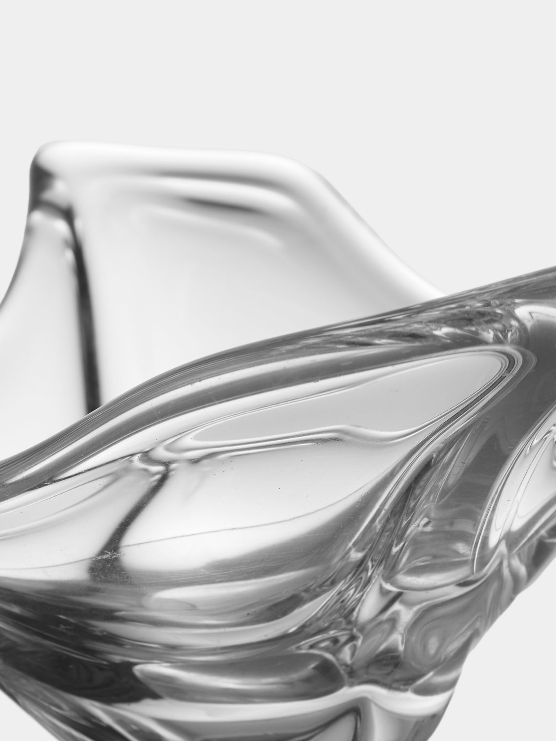 Antique and Vintage - Early-20th-Century Daum Crystal Bowl - Clear - ABASK