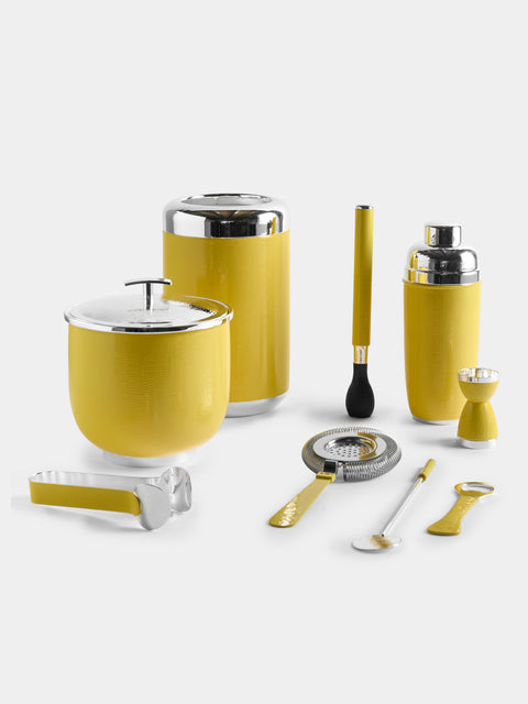 Zanetto - Aquarius Enamelled Silver-Plated Collection - Navy - ABASK - 