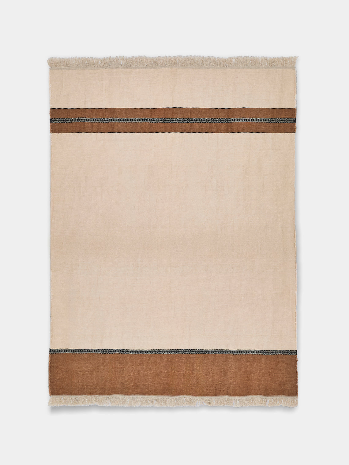 Libeco - Etienne Belgian Linen Coverlet - Beige - ABASK