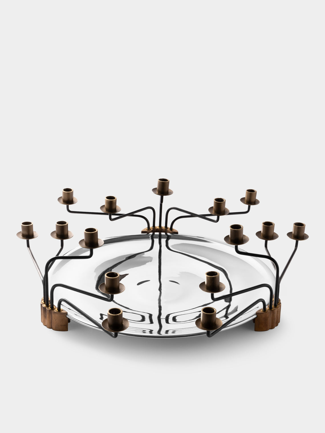 San Lorenzo - 1992 Afra and Tobia Scarpa No. 68 Pure Silver Candelabra - Silver - ABASK - 