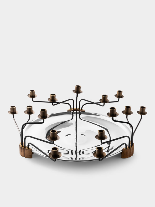 San Lorenzo - 1992 Afra and Tobia Scarpa No. 68 Pure Silver Candelabra - Silver - ABASK - 