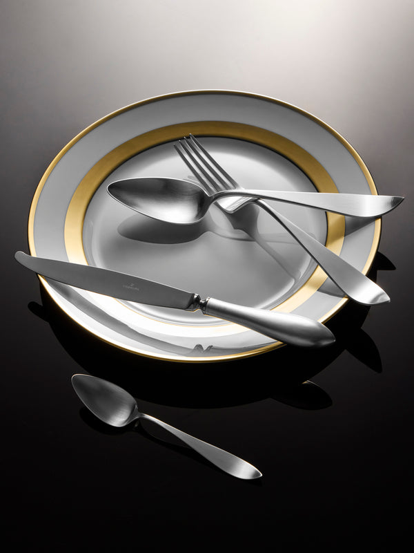 Pampaloni - Due Sicilie Silver-Plated Dinner Cutlery (Set of 4 Pieces) - Silver - ABASK