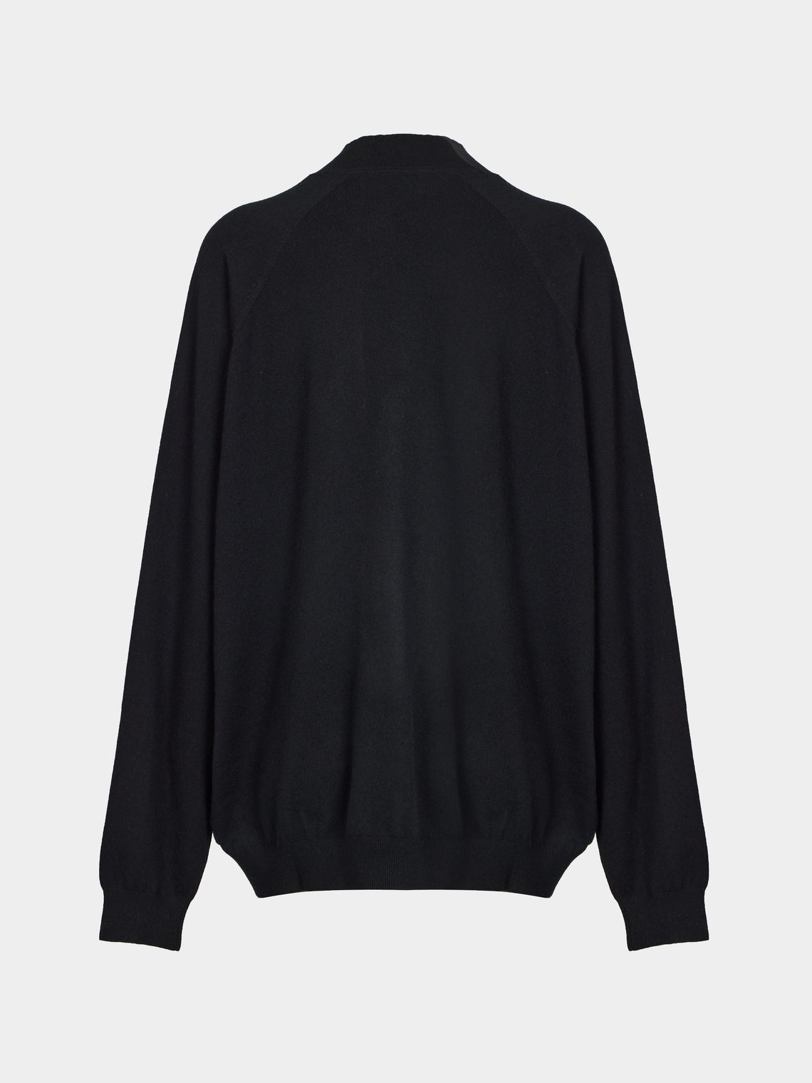 Arch4 - Oona Baby Goat Cashmere V-Neck Sweater | Size: S - Black - ABASK