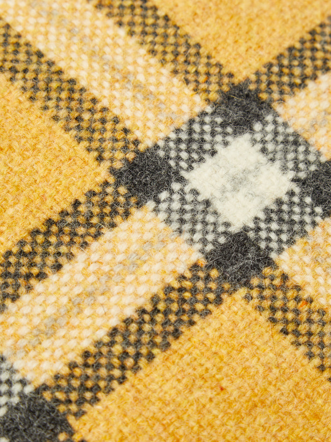 Hollie Ward - Archthine Shetland Wool Check Cushion -  - ABASK