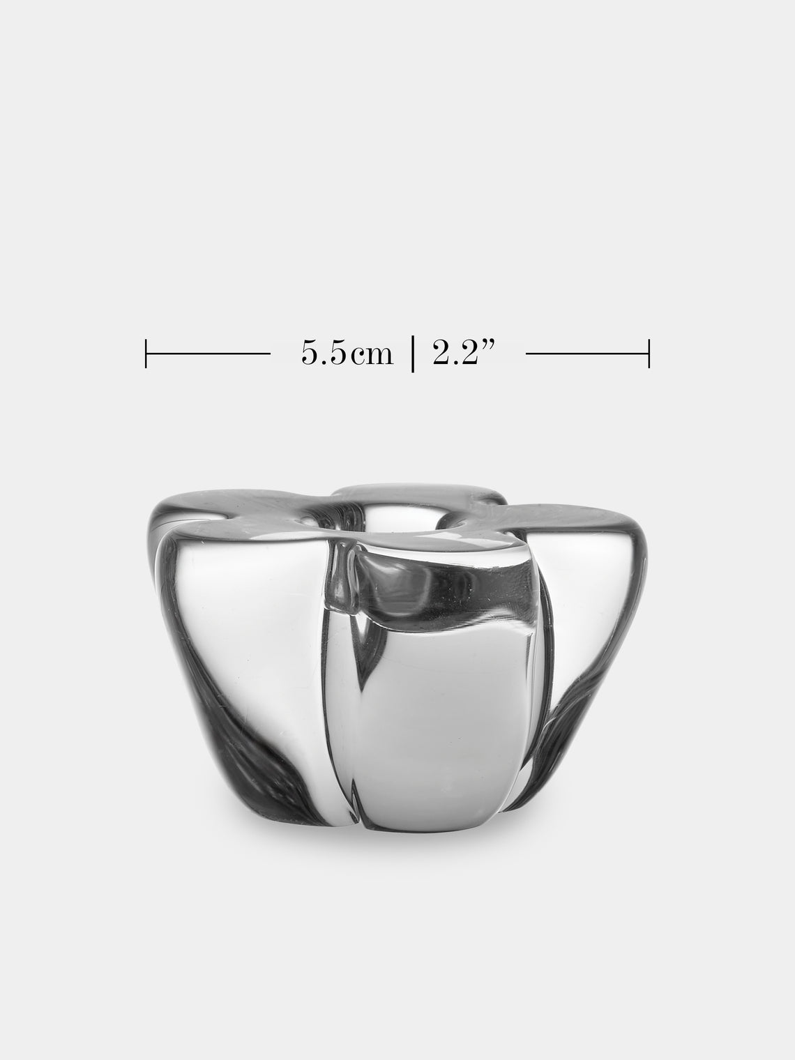 Antique and Vintage - Early-20th-Century Daum Crystal Candle Holders (Set of 4) - Clear - ABASK