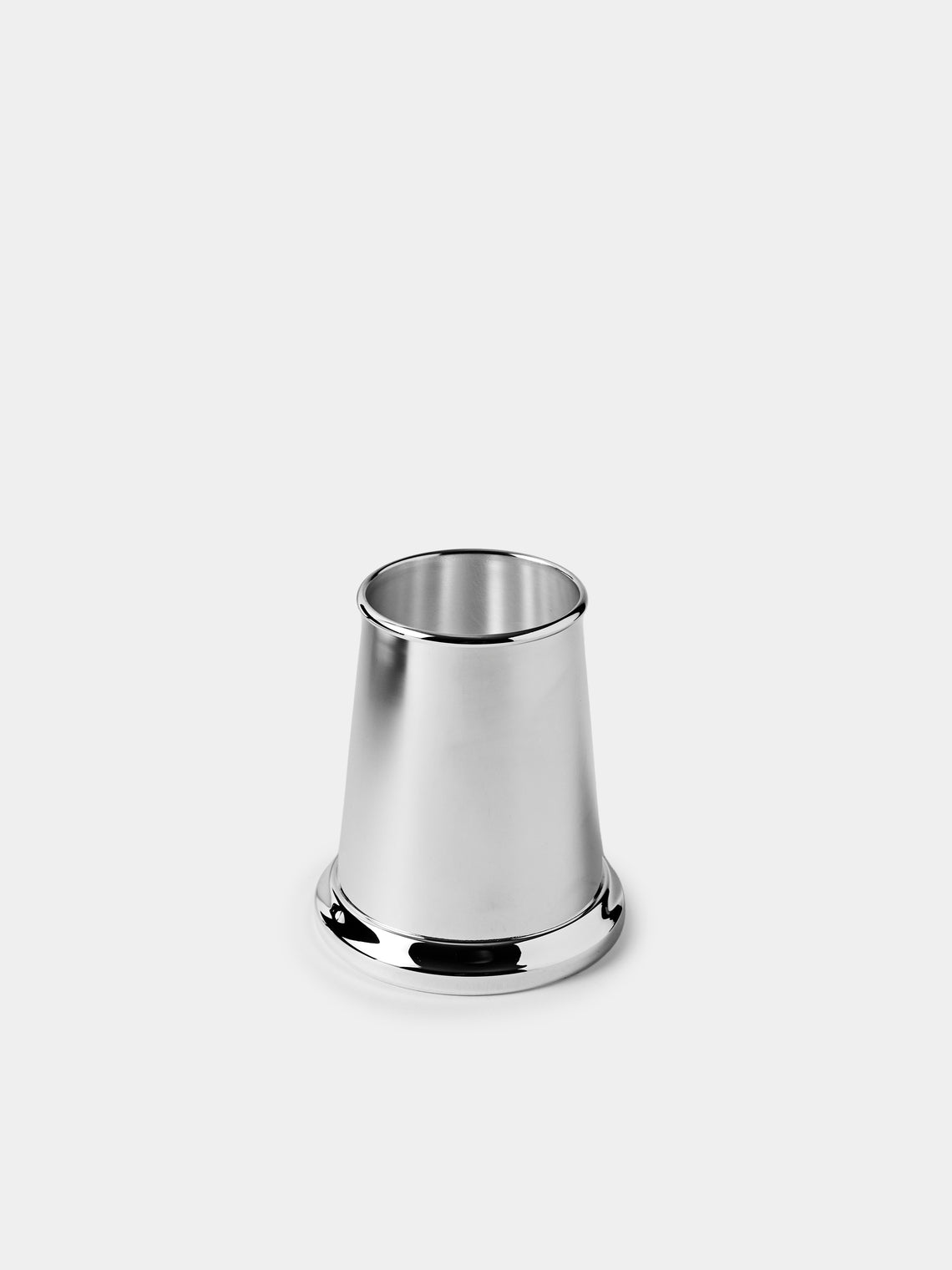 Greggio - English Silver-Plated Pen Pot - Silver - ABASK - 