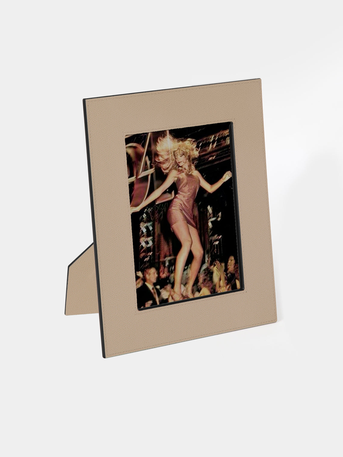 Giobagnara - Peter Leather Photo Frame (5x7") - Beige - ABASK - 