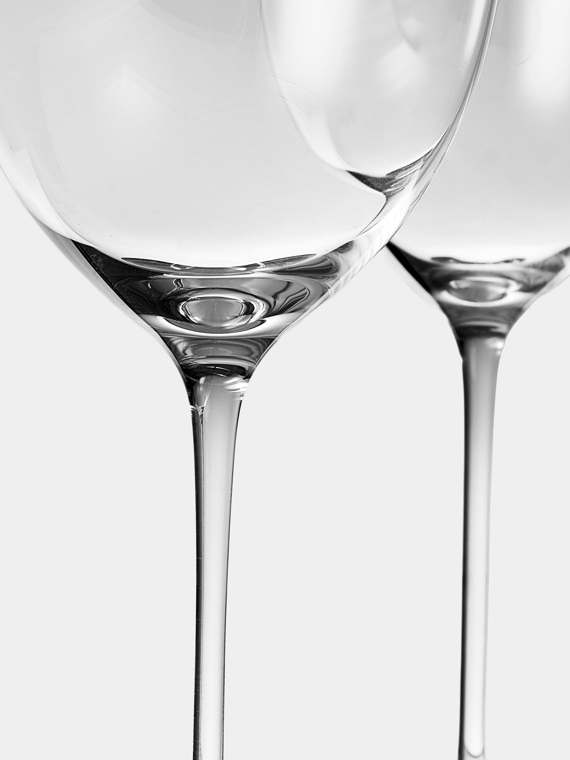 Lobmeyr - | Set of 2 | Patrician Crystal Red Wine Glasses - Clear - ABASK