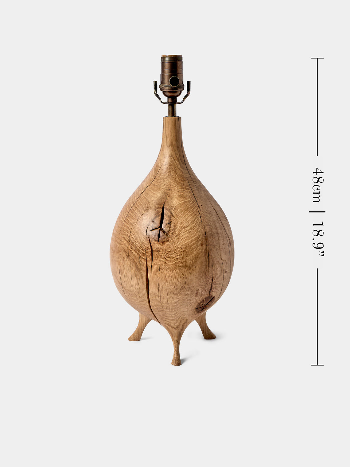 Jamie Gaunt Designs - No. 6 Natural Oak Table Lamp - Natural - ABASK