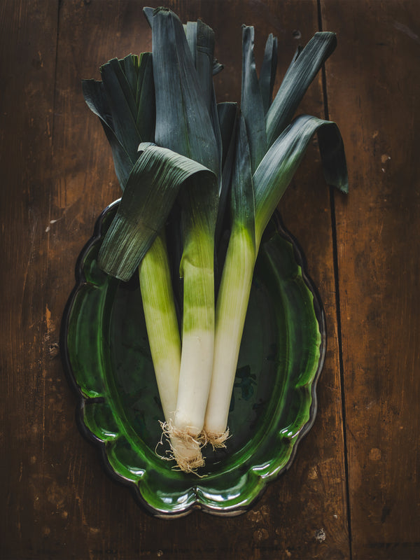 Poterie de Cliousclat - Slipware Serving Platter - Green - ABASK