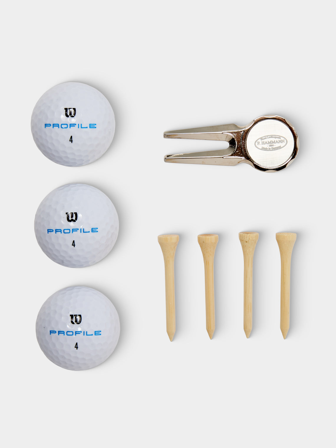 F. Hammann - Leather Golf Set - Black - ABASK