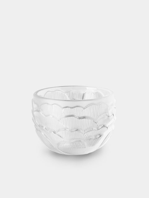 Lalique - Pivoine Crystal Votive - Clear - ABASK