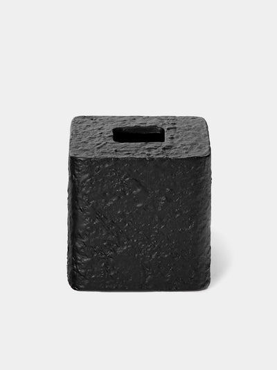 Giobagnara - Riace Imperfect Bronze Tissue Box - Black - ABASK - 