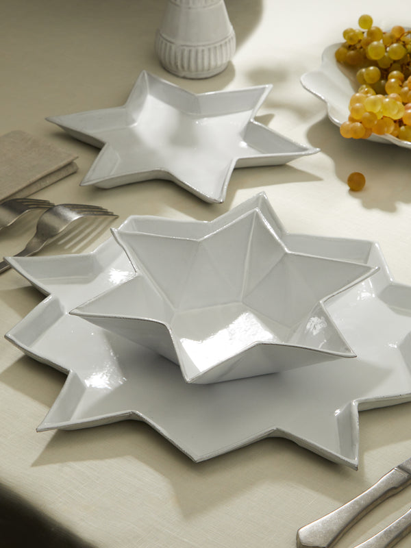 Astier de Villatte - Etoile Soup Plate -  - ABASK