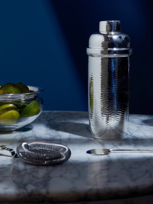 Zanetto - Acqua Silver-Plated Cocktail Shaker - Silver - ABASK
