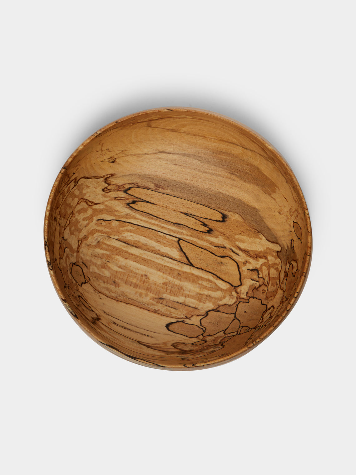 Bird & Branch - Hand-Turned Patterned Beech Bowl -  - ABASK