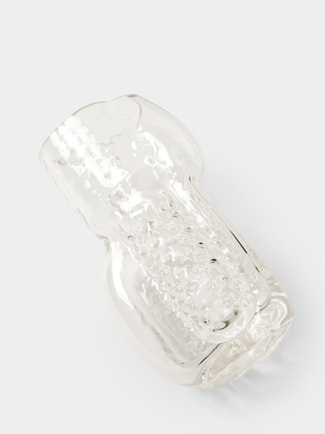 Hana Hillerová - Remix Hand-Blown Glass Vessel (12.5in/32cm) - Clear - ABASK