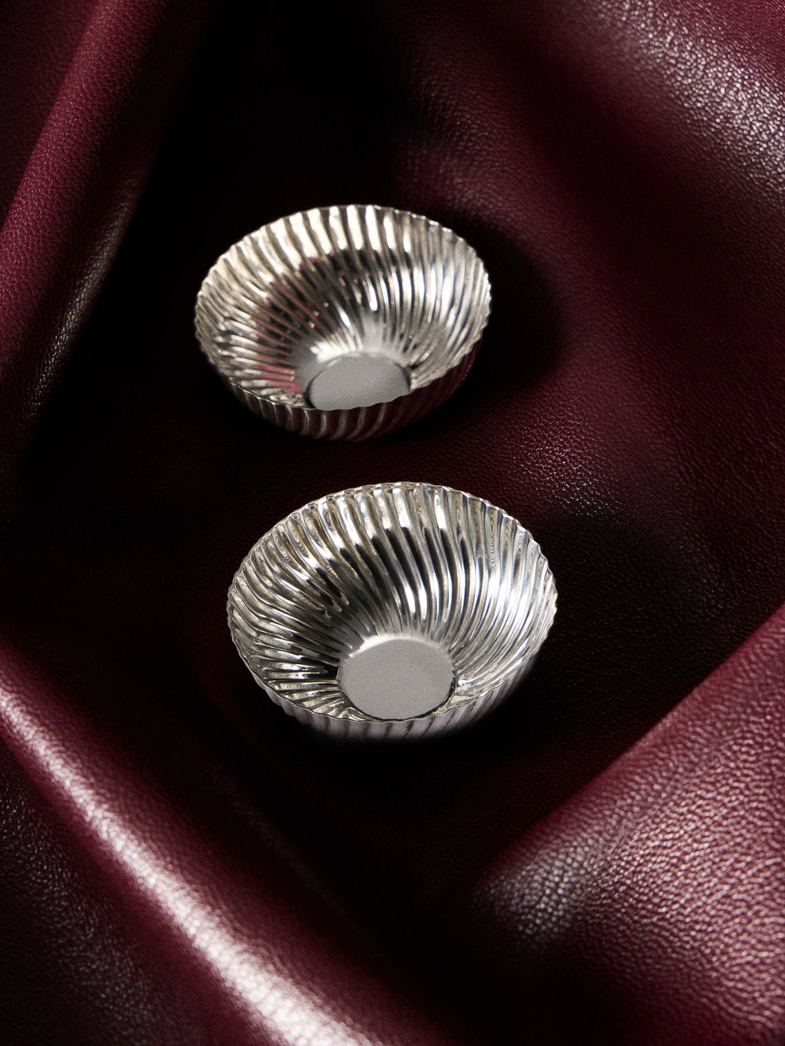 San Lorenzo - 1971 Franco Albini and Franca Helg Spiral Sterling Silver Bowl - Silver - ABASK