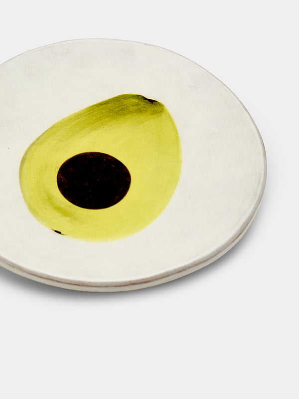 Yon Ho Kyung - Avocado Buncheong Small Plate - White - ABASK