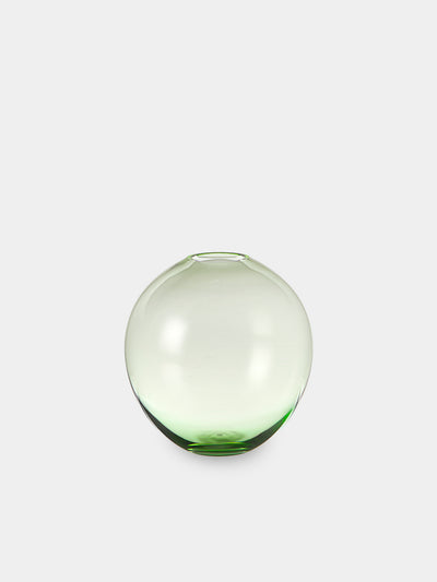 Lobmeyr - BV60 Flower Crystal Bud Vase (4in/10cm) - Green - ABASK - 
