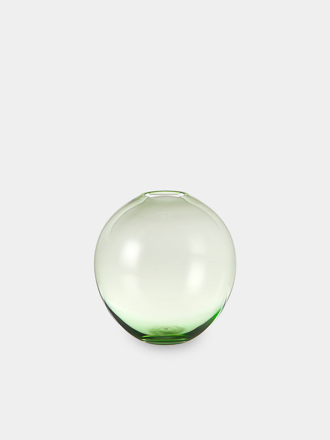 Lobmeyr - BV60 Flower Crystal Bud Vase (4in/10cm) - Green - ABASK - 