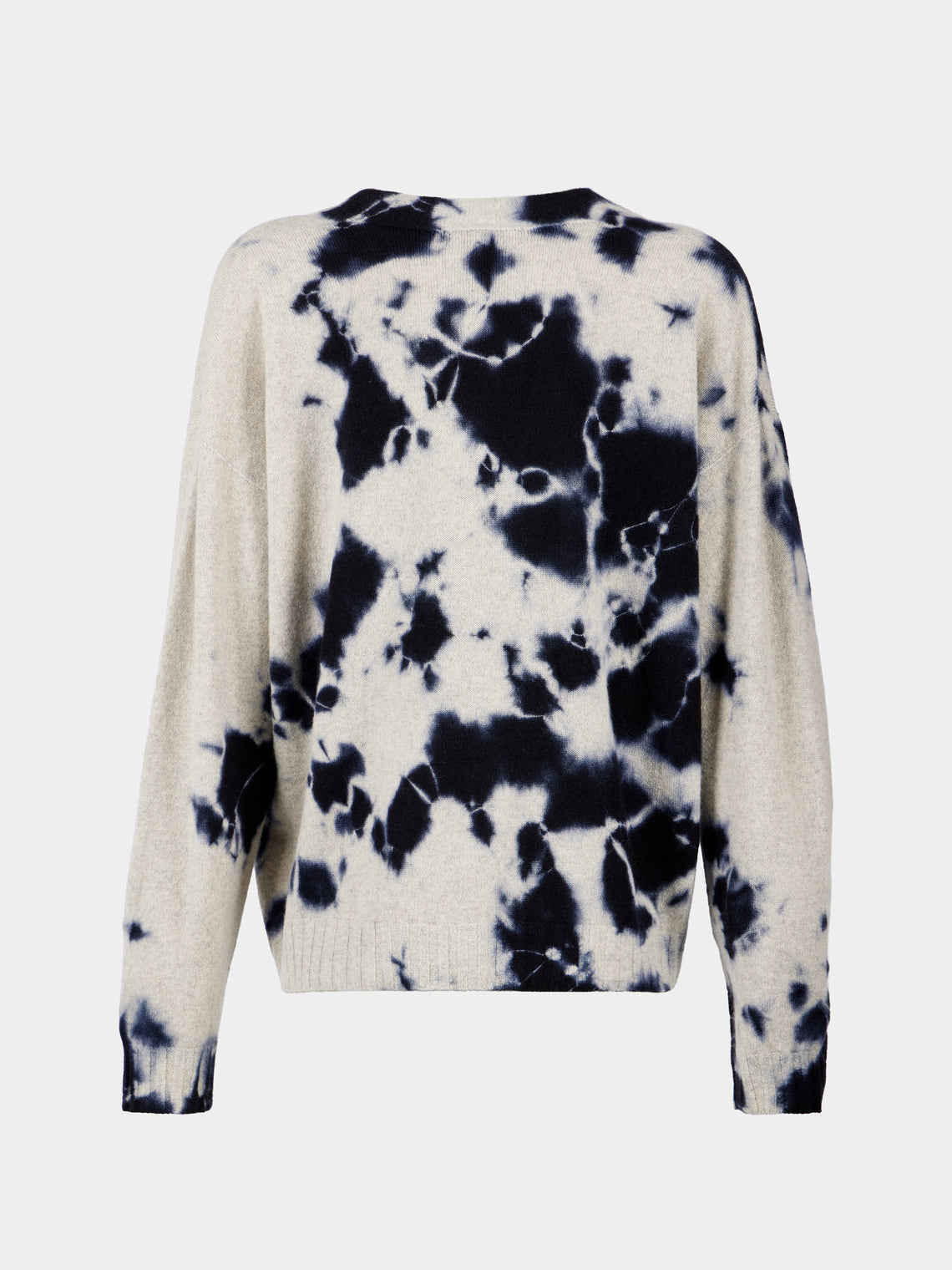 Suzusan - Madara Shibori Cashmere Seamless Short Cardigan | Size: S - Gray - ABASK