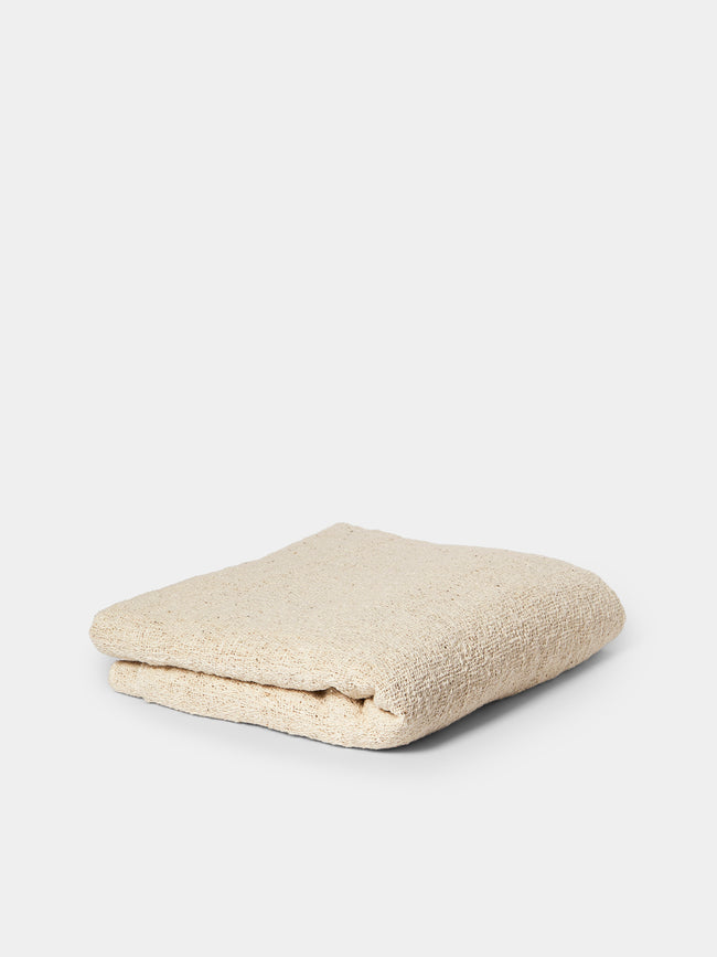 Valentina Hoyos - Cotton Throw (106in/2.7m) - Natural - ABASK