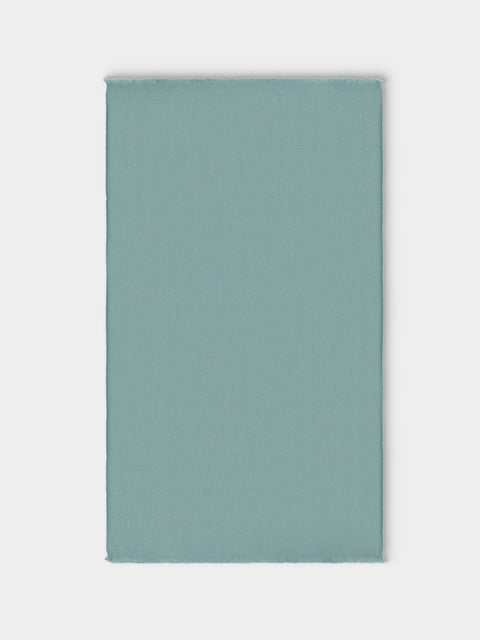 Me & K - Merino Wool and Cashmere King-Size Blanket (106in/2.7m) - Blue - ABASK - 