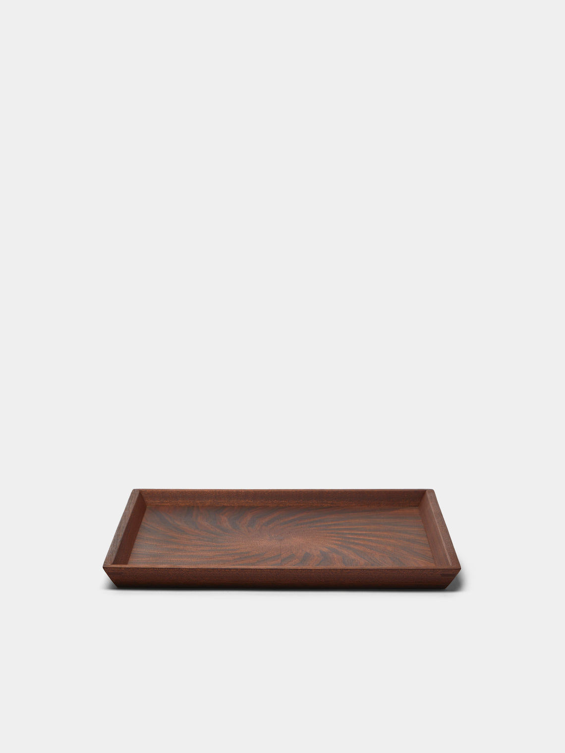 Mori Kougei - Poke Morado Wood Square Tray (10.5in/26.5cm) - Brown - ABASK