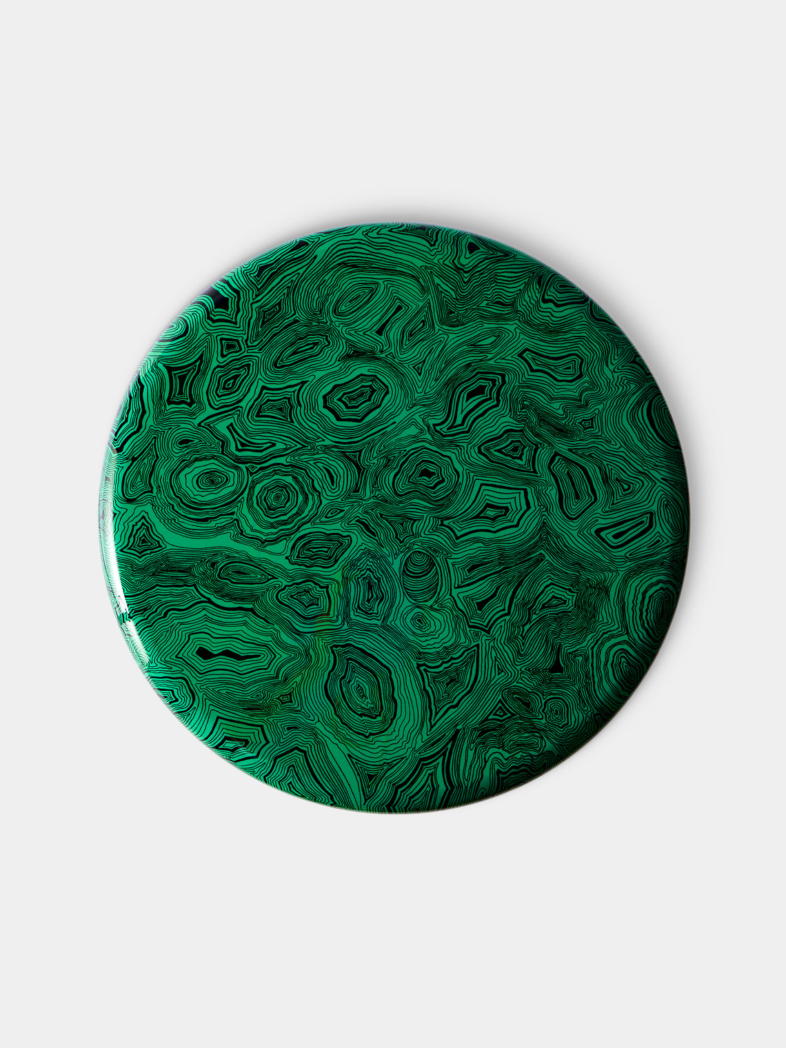 Fornasetti - Serratura su Malachite Wood and Iron Stool - Green - ABASK