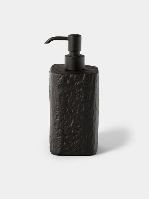 Giobagnara - Riace Imperfect Bronze Soap Dispenser - Black - ABASK - 
