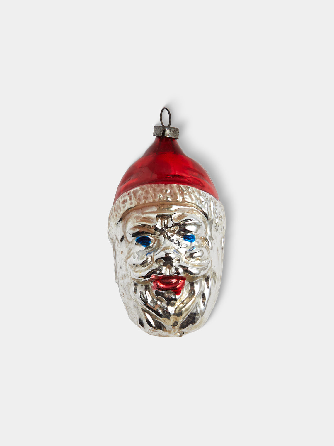 Antique and Vintage - Early-20th-Century Christmas Glass Baubles (Set of 12) - Red - ABASK