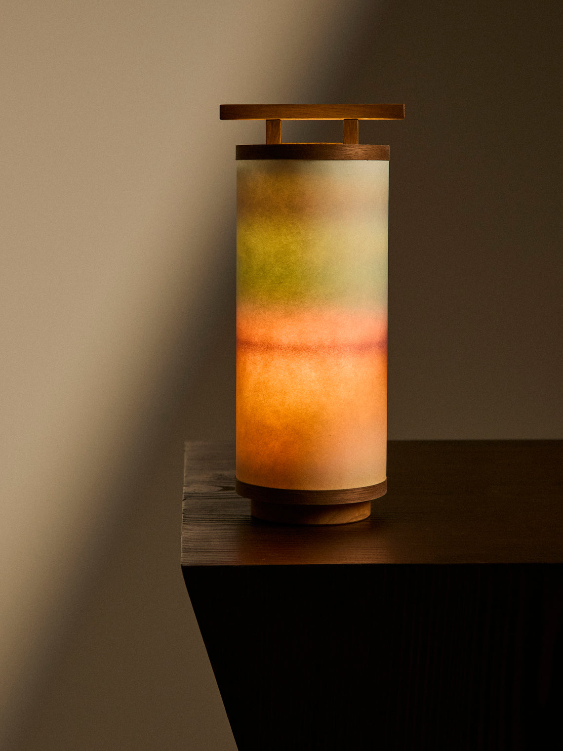 Maxime Prange - Torii Walnut and Washi Paper Small Table Lamp - Multiple - ABASK