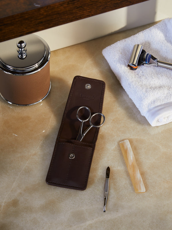 Lorenzi Milano - Leather Beard and Moustache Set -  - ABASK