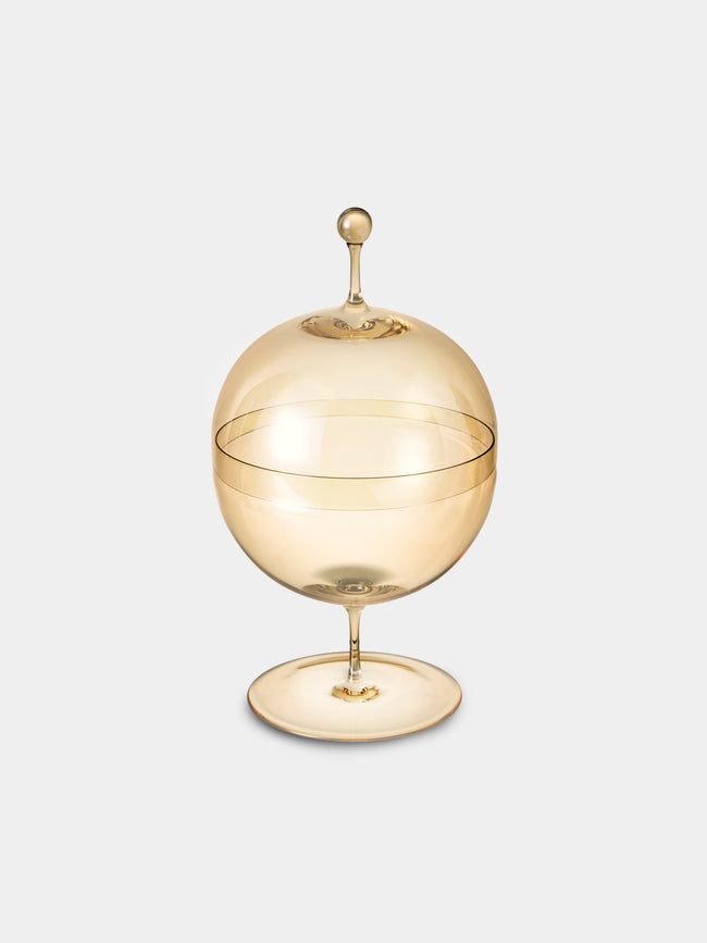 Lobmeyr - Hand-Blown Crystal Candy Dish - Gold - ABASK - 