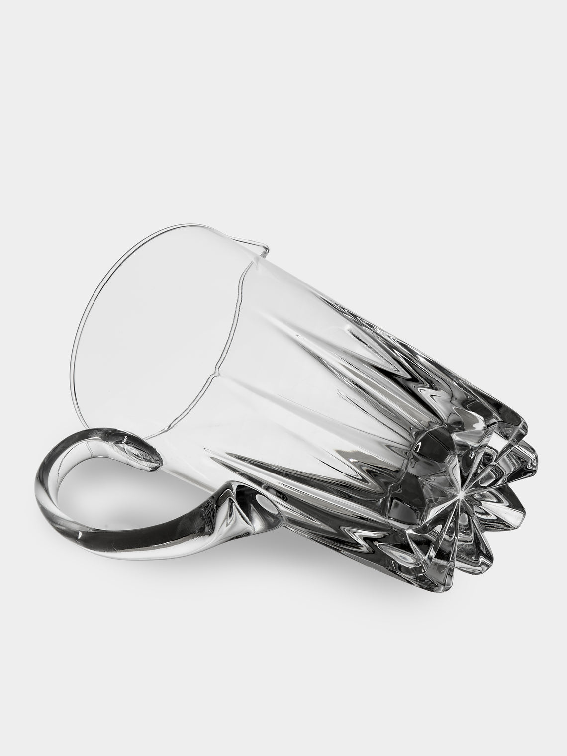 Antique and Vintage - Mid-Century Saint Louis Crystal Pitcher - Clear - ABASK