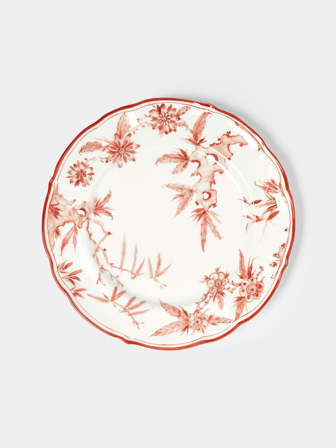 Laboratorio Paravicini - Rocaille Ceramic Dessert Plates (Set of 4) - Red - ABASK