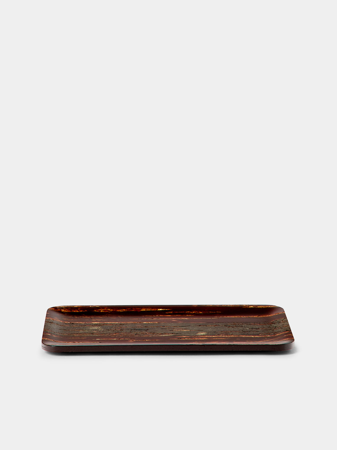 Denshiro - Cherry Bark Two-Tone Tray (14in/36cm) - Brown - ABASK - 