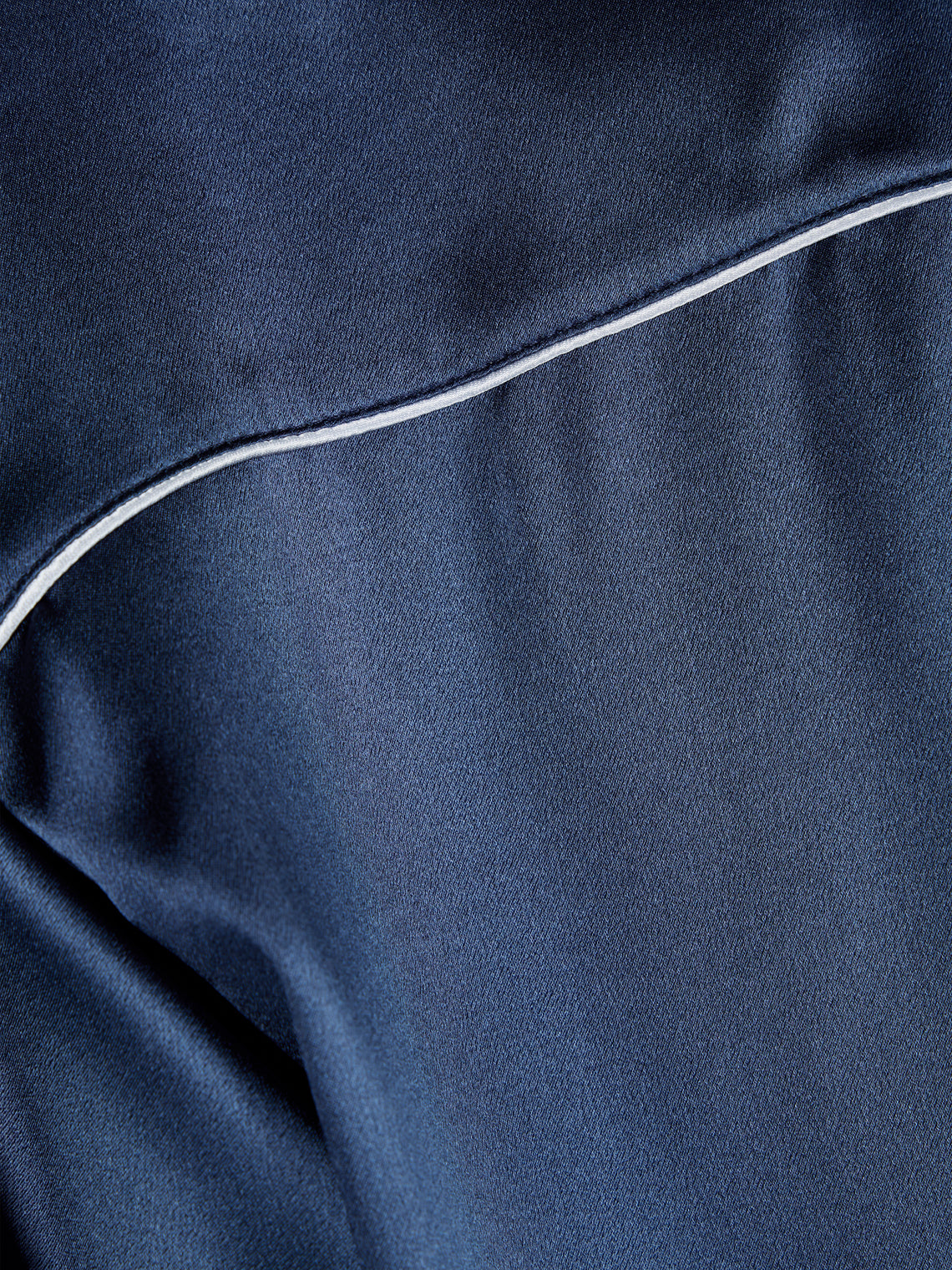 Dorso - Bandana Silk Pajama Set | Size: S - Navy - ABASK