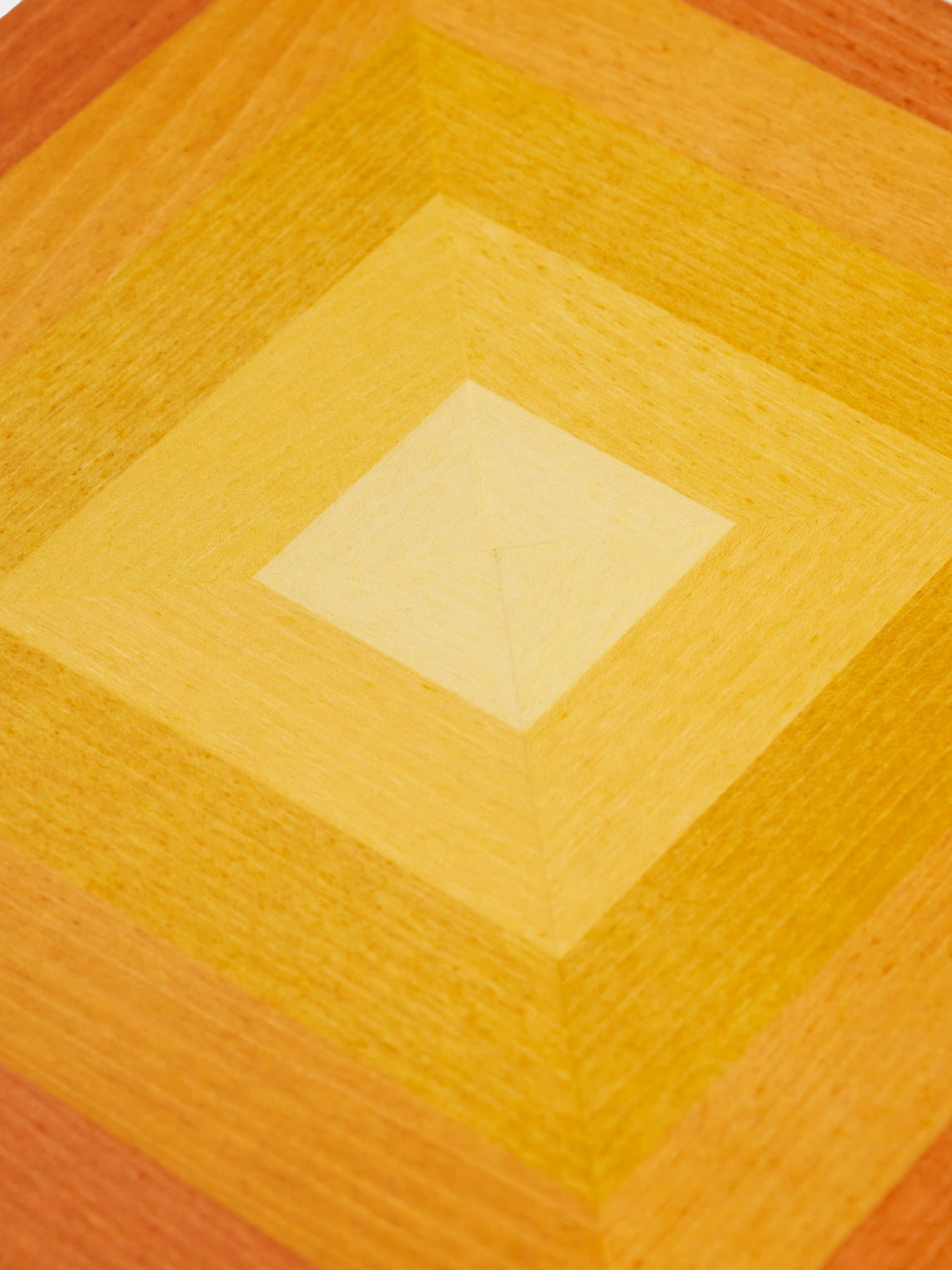 Kevin Stamper - Albers Wood Desk Box - Yellow - ABASK