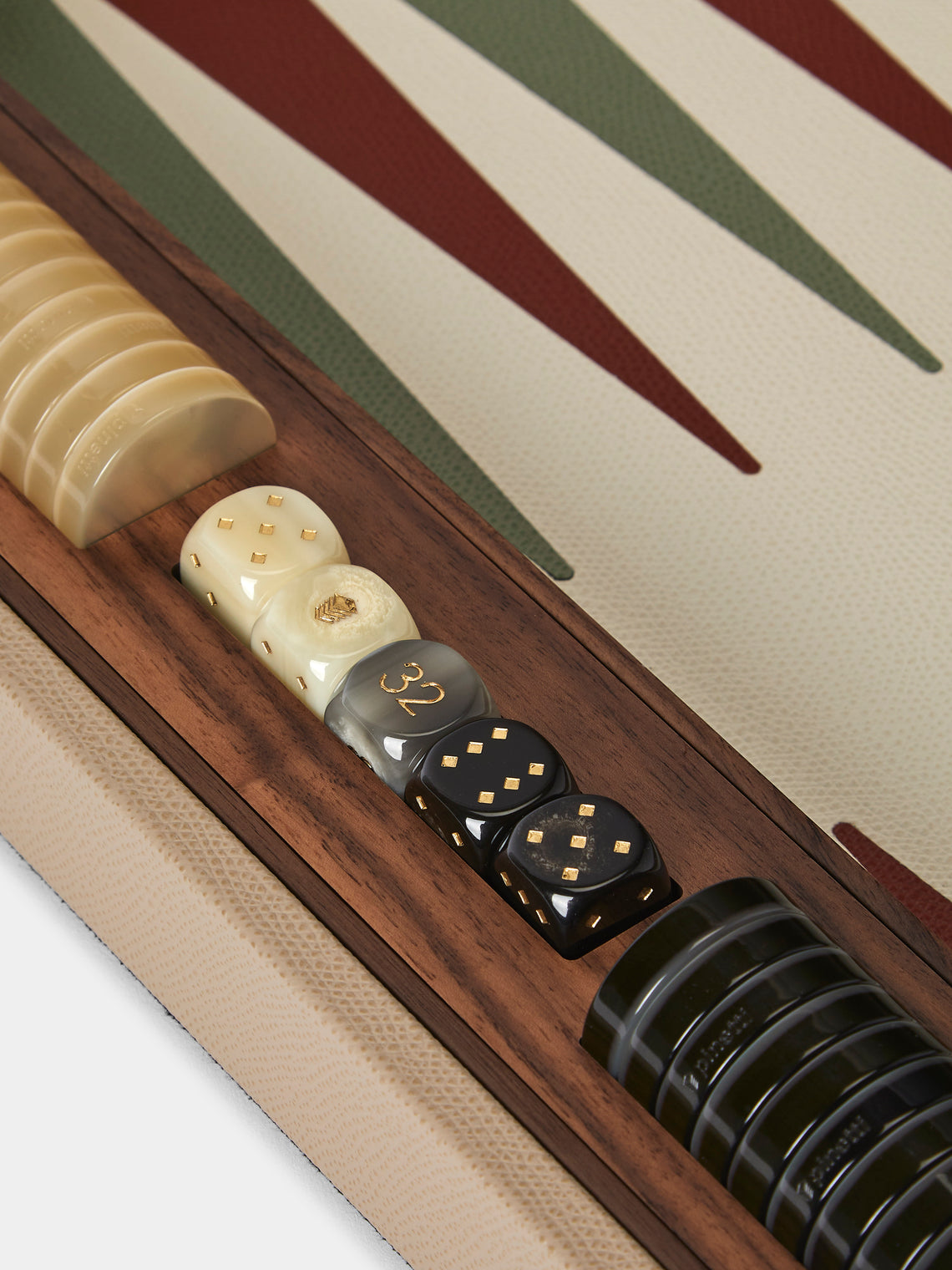 Pinetti - Leather Backgammon Set - Brown - ABASK