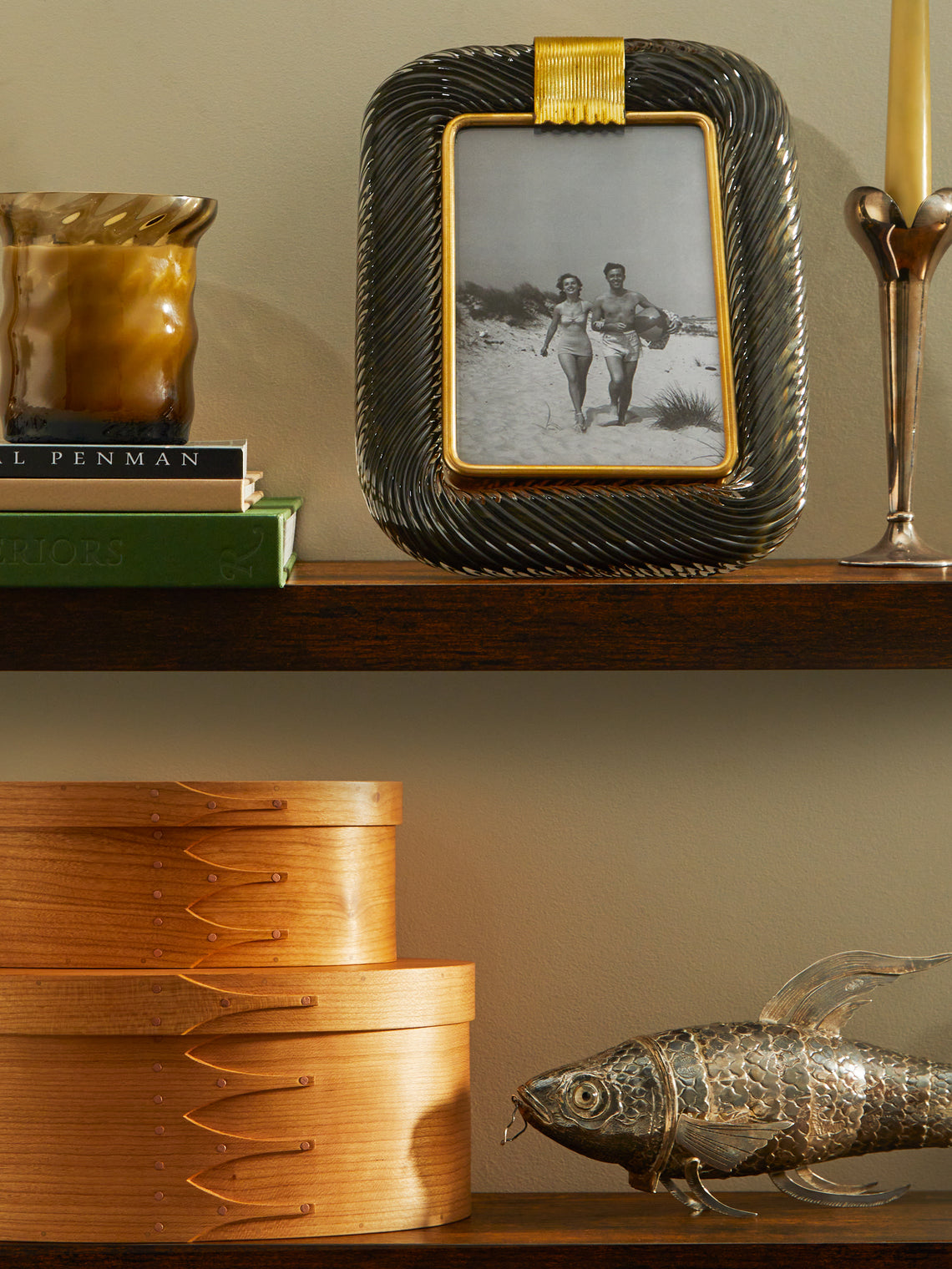 Antique and Vintage - Mid-Century Murano Glass Photo Frame -  - ABASK