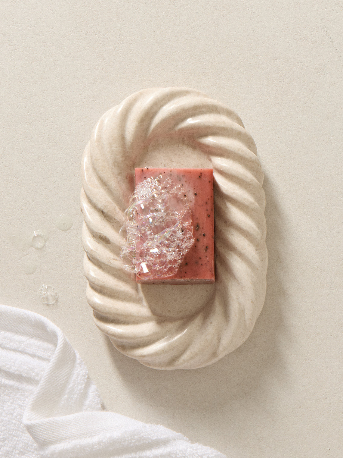Anastasio Home - Hannah Catch Marble Dish - White - ABASK