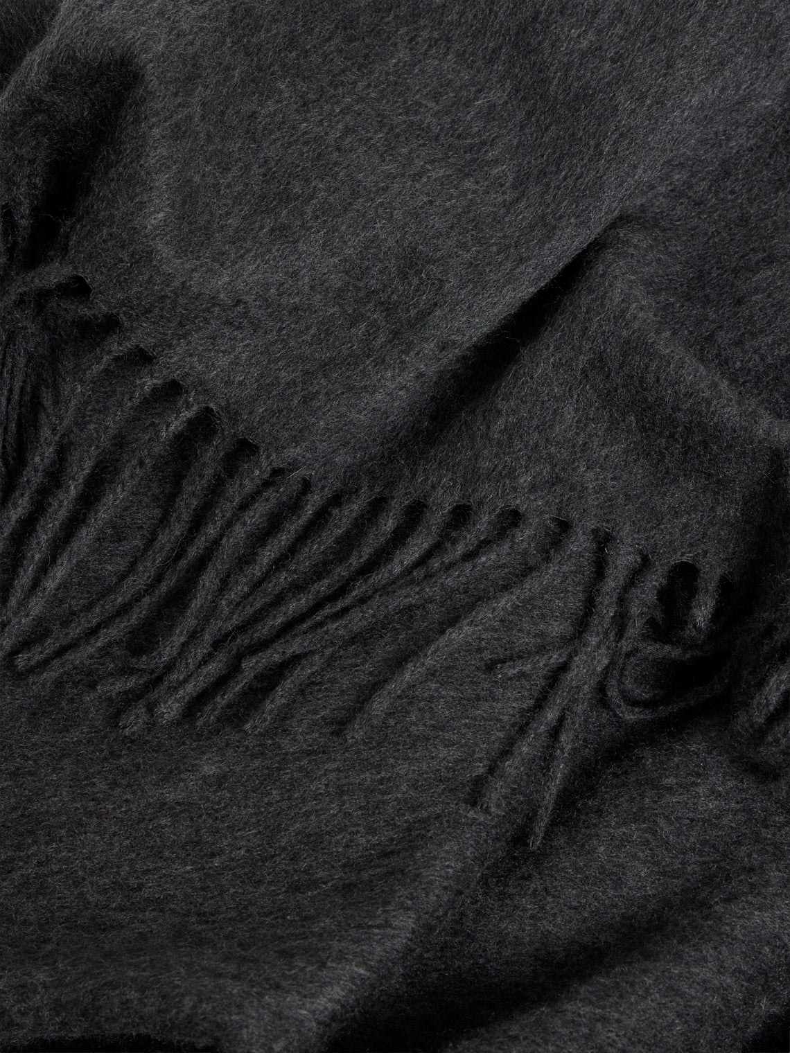 Begg x Co - Arran Cashmere Throw (78.5in/2m) - Gray - ABASK
