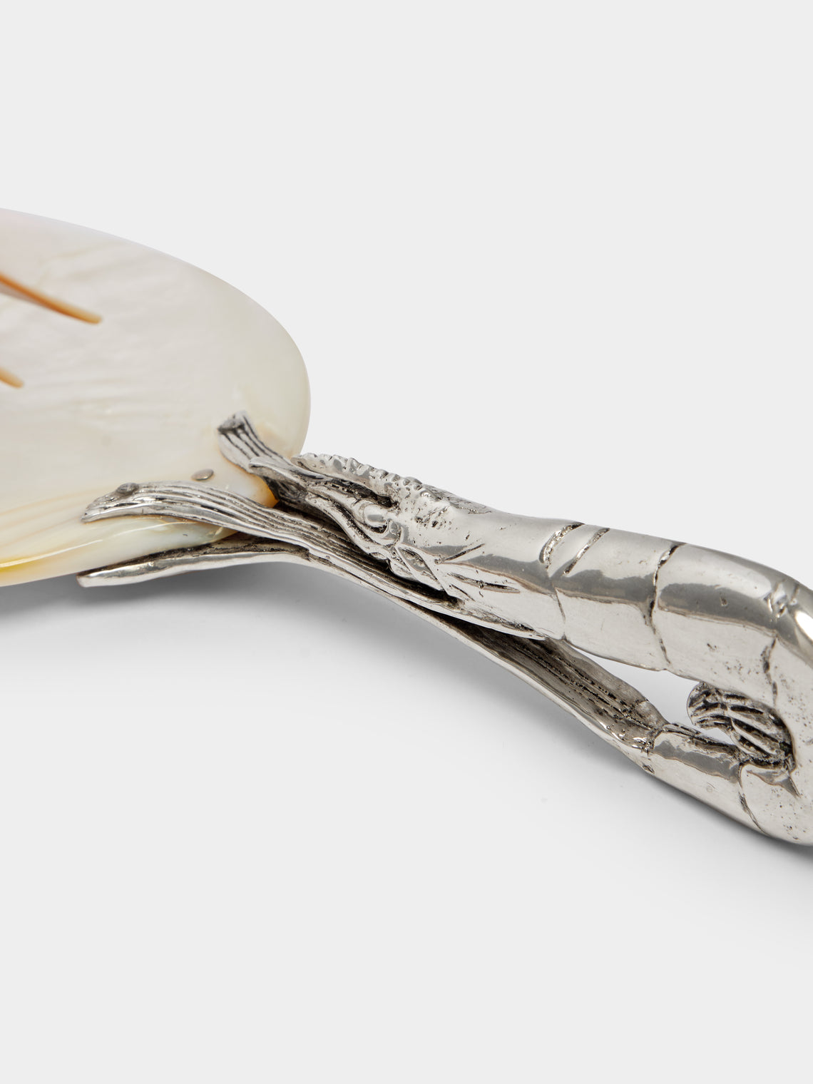 Objet Luxe - Silver-Plated and Mother-of-Pearl Servers (Set of 2) -  - ABASK