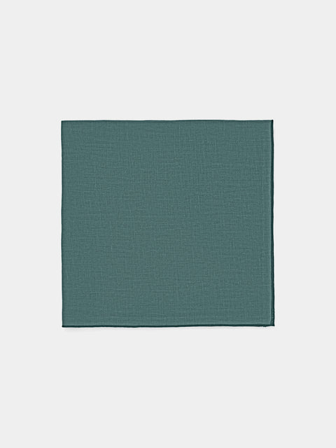 Borgo delle Tovaglie - Filo Linen Extra Large Napkins (Set of 4) - Blue - ABASK - 
