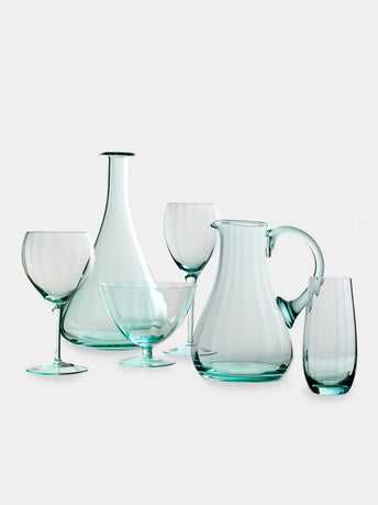 Moser - Optic Hand-Blown Crystal Collection - Blue - ABASK - 