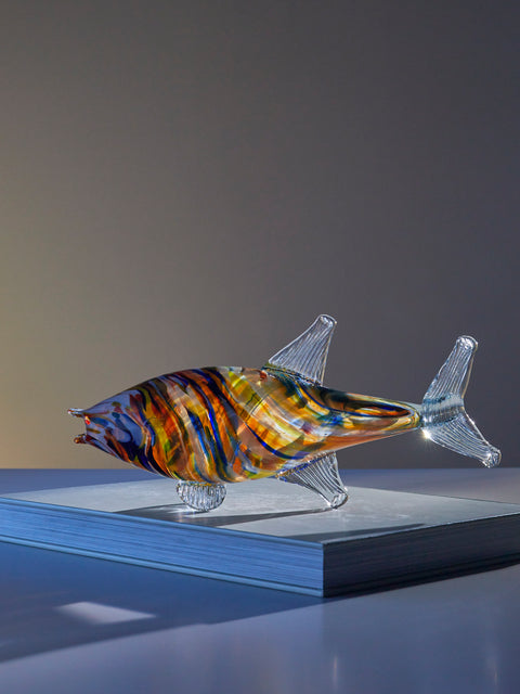 Antique and Vintage - Mid-Century Glass Fish Sculpture - Multiple - ABASK