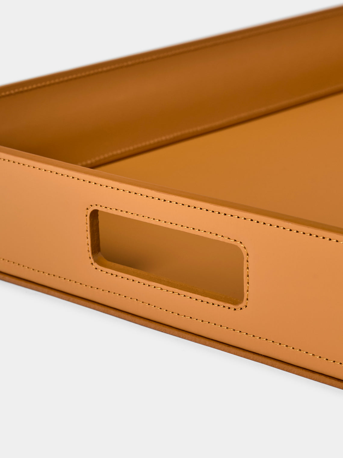 Riviere - Barcelona Water-Resistant Leather Tray (25in/63.5cm) - Tan - ABASK